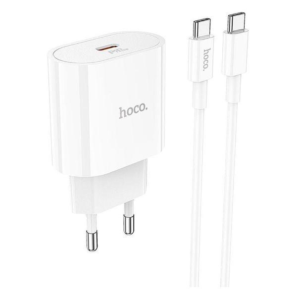 Зарядное устройство для радиотехники Hoco C94A Metro 1xUSB-C, 3А, PD20W + USB-C кабель Type-C, 1м