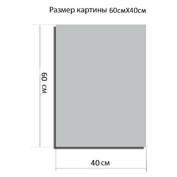 Картина на холсте LOFTime 40Х60 Дом в цветах на море КС-1368-4060
