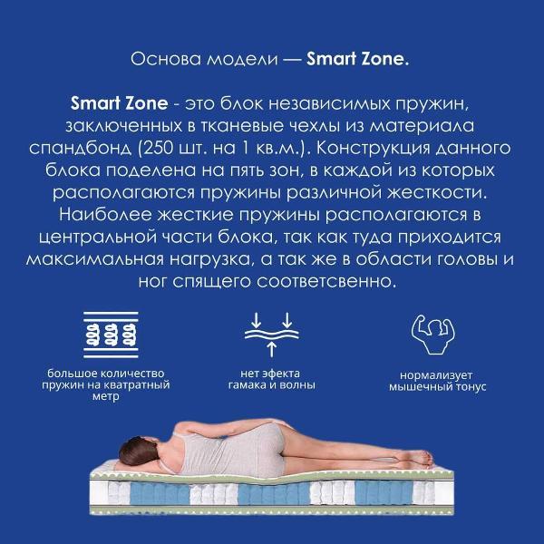 Матрас Dreamline Ergo Smart Zone 80*200 (серия Smart Zone)
