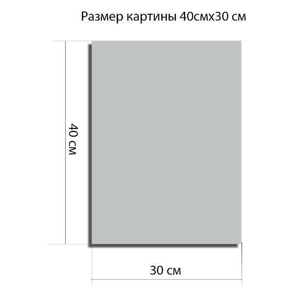 Картина на холсте LOFTime 30Х40 Букет полевых цветов масло К-1346-3040