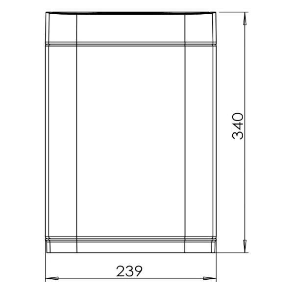 Ведро мусорное JAVA S-883-9R