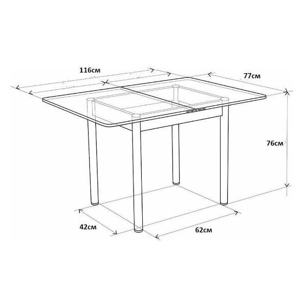 Стол обеденный Регент Регент/Столраскл/