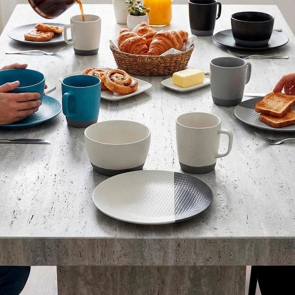 Столовый сервиз REGENT inox 3 предмета (фарфор) di PORCELLANA