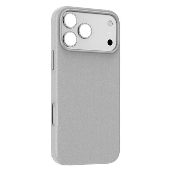 Чехол для смартфона, телефона Keephone Apple iPhone 17 Pro Max Peekaboo MagSafe Высококачественная кожа приятная на ощупь, сильные магниты N52 Серый фото