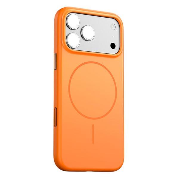 Чехол для смартфона, телефона Keephone Apple iPhone 17 Pro Max Sumee MagSafe Прочная конструкция с задней панелью из ПК, кромкой из ТПУ Оранжевый фото