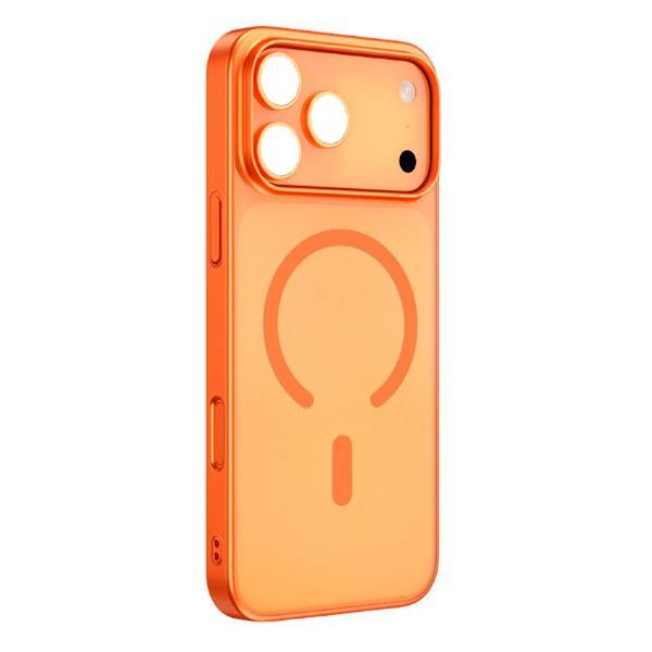 Чехол для смартфона, телефона Keephone Apple iPhone 17 Pro Max SkinGrip MagSafe Высококачественное матовое покрытие устойчиво к царапинам Оранжевый фото