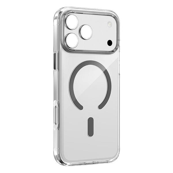 Чехол для смартфона, телефона Keephone Apple iPhone 17 Pro Max Aurora MagSafe Кристально чистый корпус с покрытием AF без отпечатков пальцев Серый фото