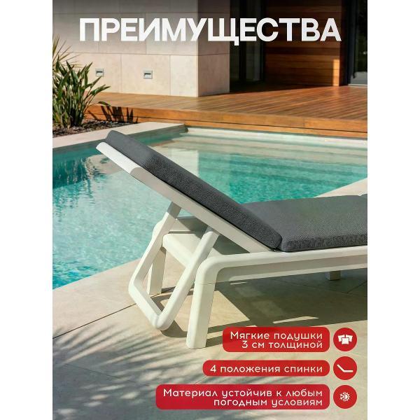 Шезлонг Keter Шезлонг Atlas с матрасом