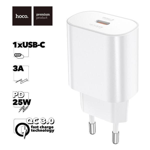 Зарядное устройство для радиотехники Hoco N22 Jetta 1xUSB-C, 3А, PD25W, QC3.0 фото