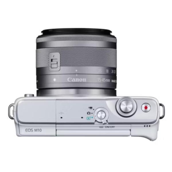 Фотоаппарат беззеркальный Canon EOS M10 Kit 15-45mm IS STM, белый