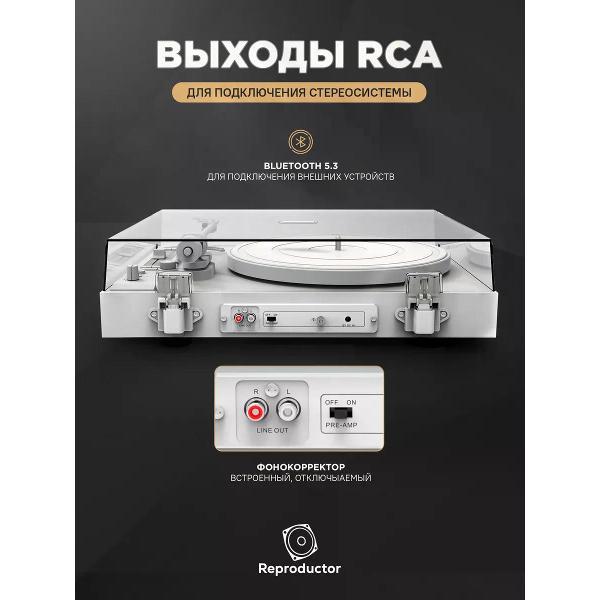 Проигрыватель виниловых дисков Reproductor RP-300BT