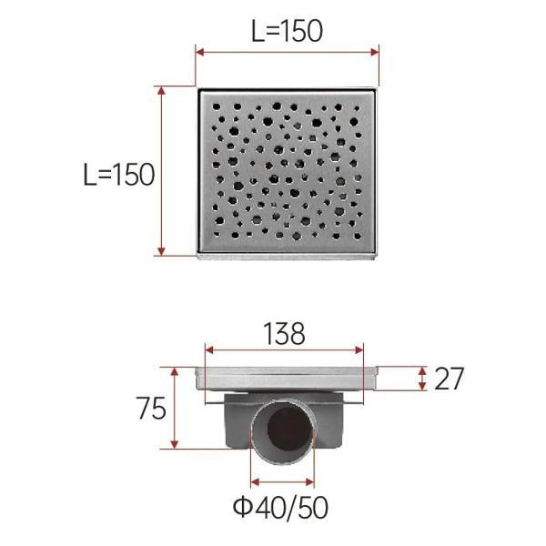 Душевой лоток, трап FASHUN A411502