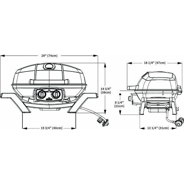 Газовый гриль туристический Napoleon PRO285