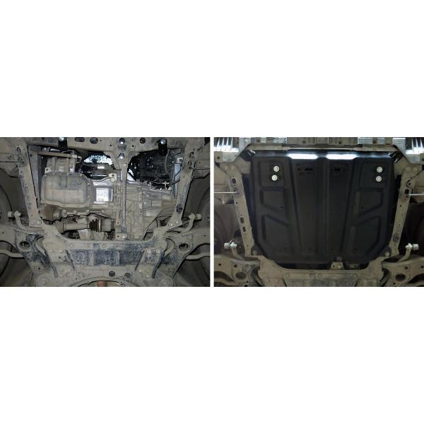 Защита картера АвтоБроня Защита картера и КПП АвтоБроня для Toyota Auris I