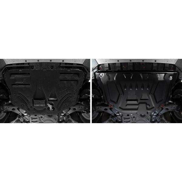 Защита картера Автоброня Защита картера и КПП АвтоБроня для Ford Kuga II 2013-2019