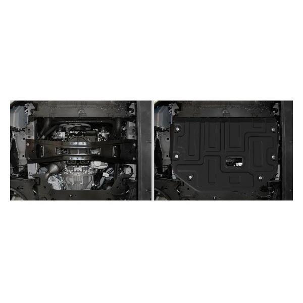 Защита картера АвтоБроня Ford Tourneo Custom FWD (2012-н.в.)/Transit VII (2014-н.в.)