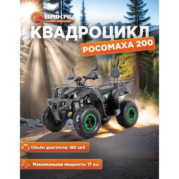 Квадроцикл Baikal-PT Квадроцикл BAIKAL РОСОМАХА 200