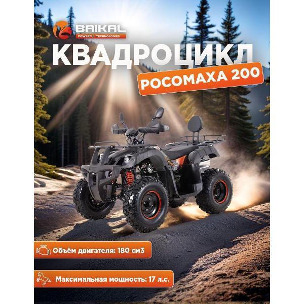 Квадроцикл Baikal-PT Квадроцикл BAIKAL РОСОМАХА 200