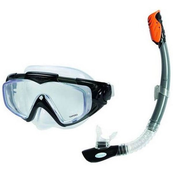 Набор для плавания Intex с55962 (маска,трубка) Silicone Aqua Pro