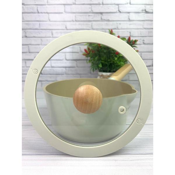 Ковш Zeidan с крышкой 2,3л с антипригарным покрытием