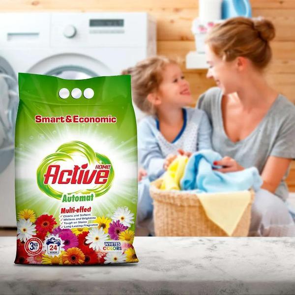 Стиральный порошок Home Active "Home Active Econom Automat", 3 кг _6 шт