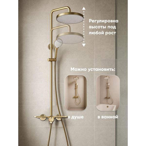 Душевая система Bronze de Luxe 80112ICON