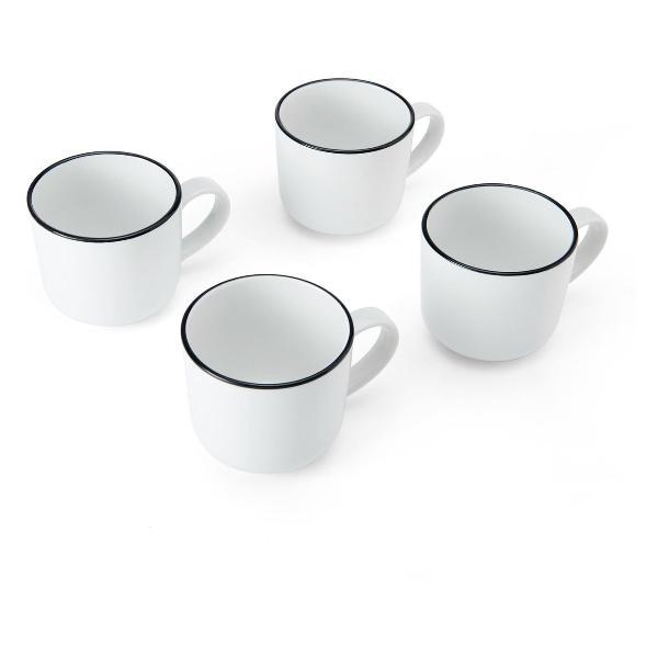 Чайный сервиз Kitchen Craft Kitchen Craft Набор из 4 кружек фарфоровых Mikasa Limestone 360 мл