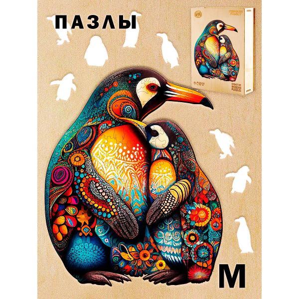Пазл Woodbests 6211-WP Семья Пингвинов M