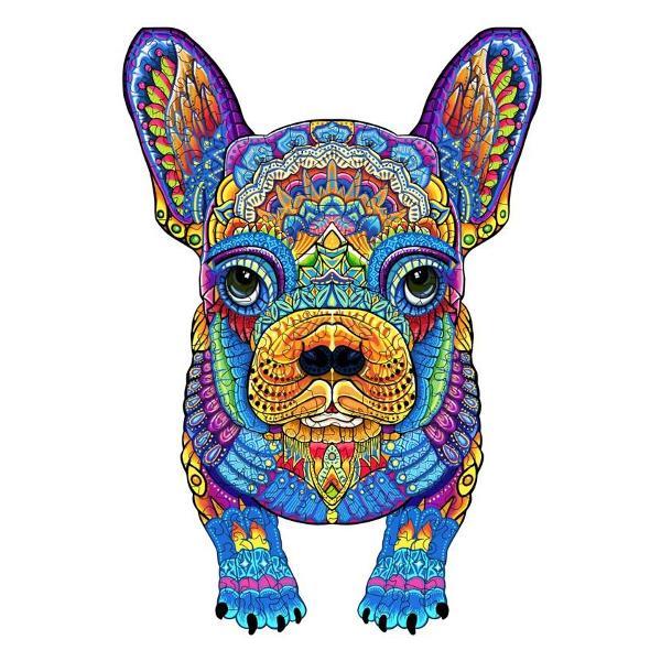 Пазл Woodbests 6111-WP Смелый Бульдог M