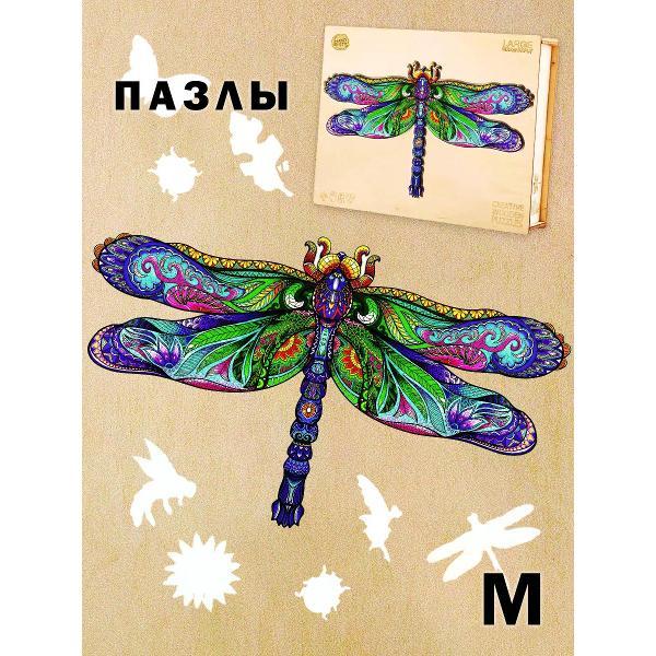Пазл Woodbests 6181-WP Стремительная Стрекоза M