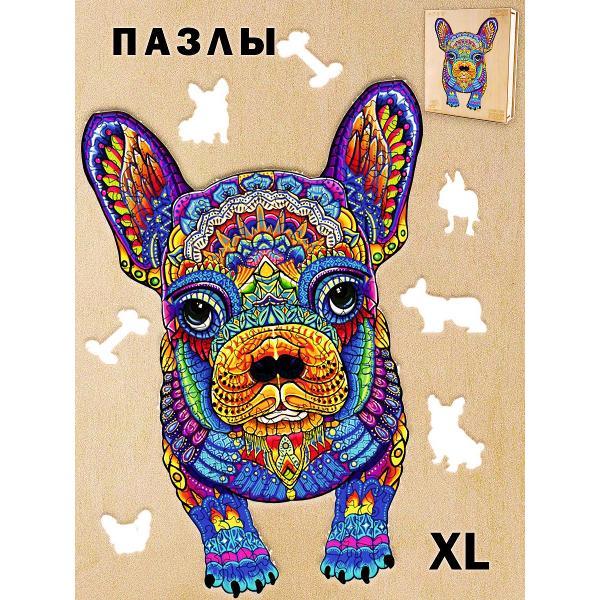 Пазл Woodbests 6113-WP Смелый Бульдог XL
