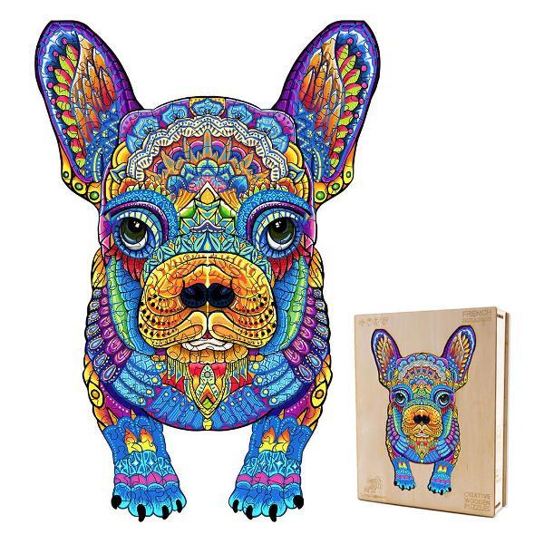 Пазл Woodbests 6113-WP Смелый Бульдог XL