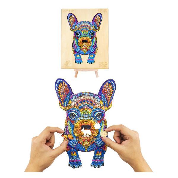 Пазл Woodbests 6113-WP Смелый Бульдог XL