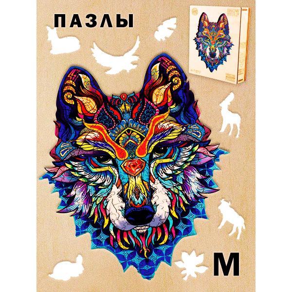 Пазл Woodbests 6116-WP Снежный Волк M