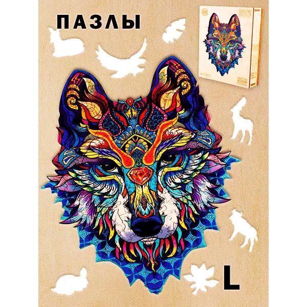 Пазл Woodbests 6117-WP Снежный Волк L