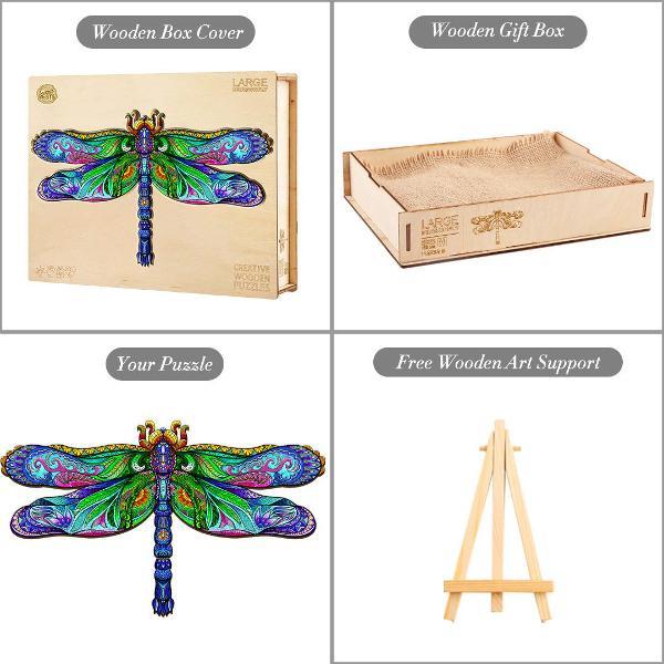 Пазл Woodbests 6182-WP Стремительная Стрекоза L