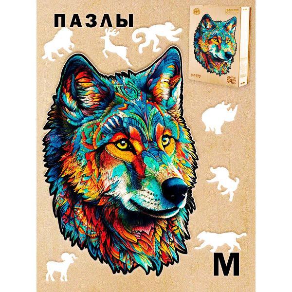 Пазл Woodbests 6121-WP Бесстрашный Волк M