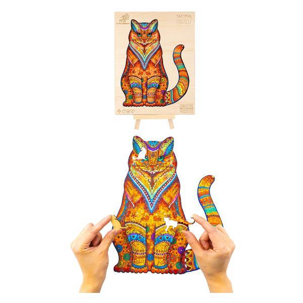 Пазл Woodbests 6132-WP Сидящий Кот L