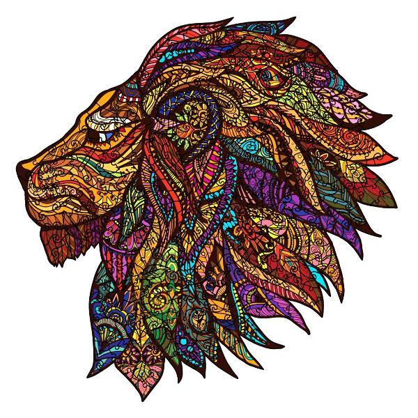 Пазл Woodbests 6141-WP Король Джунглей M