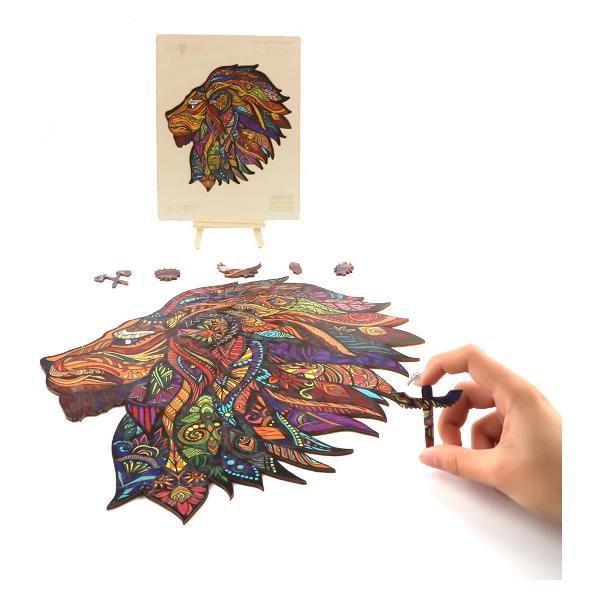 Пазл Woodbests 6142-WP Король Джунглей L