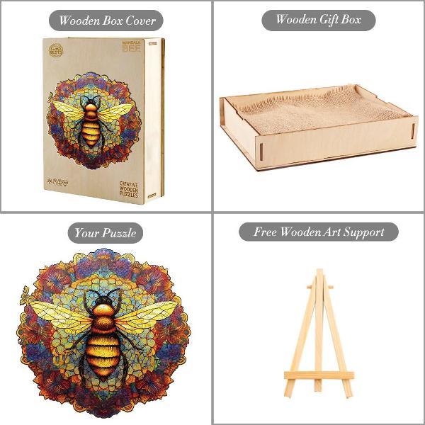 Пазл Woodbests 6316-WP Золотая пчела M