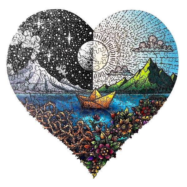 Пазл Woodbests 6326-WP День и ночь M