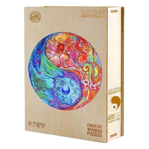 Пазл Woodbests 6332-WP Разноцветный Инь-Ян L