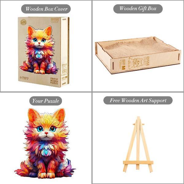 Пазл Woodbests 6345-WP Рыжий пушистик S