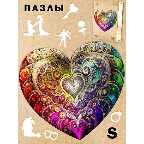 Пазл Woodbests 6405-WP Храброе Сердце S