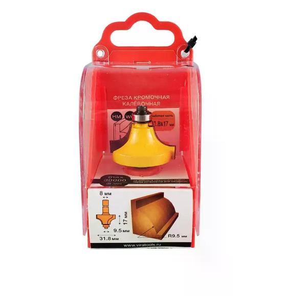 Фрезер нет бренда Фреза кромочная калевочная Vira 553347 31.8x17 мм