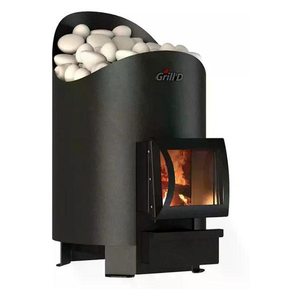 Печь и парогенератор для бани Grill'D Aurora 160 Short black