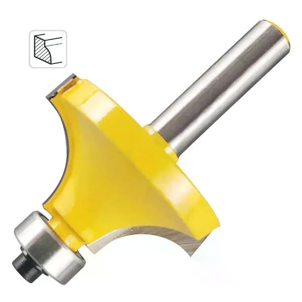 Фрезер нет бренда Фреза кромочная калевочная 38.1x19 мм, подшипник 12.7 мм