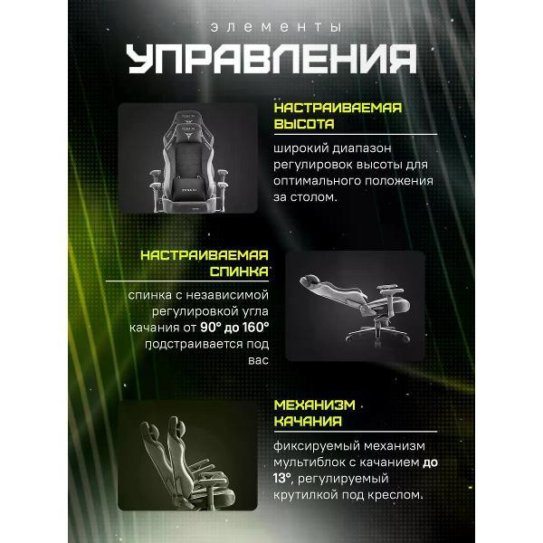 Кресло компьютерное ZONE 51 Citadel ROYAL черный