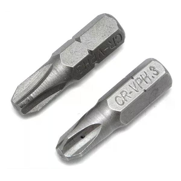 Шуруповерт Vira Бита крестовая магнитная PH3x25 мм, 2 шт.